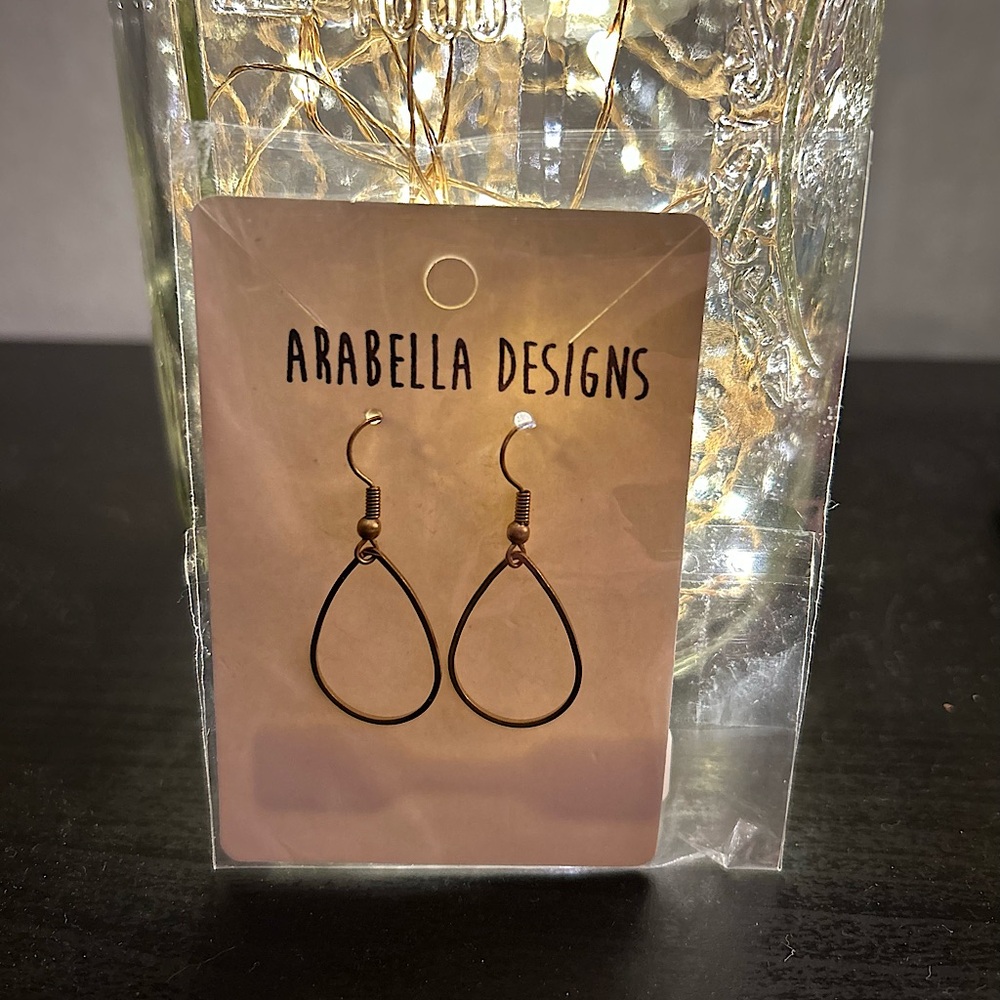 NEW Brass Hanging Earrings